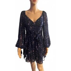B. Darlin Floral Dress with Long Sleeves